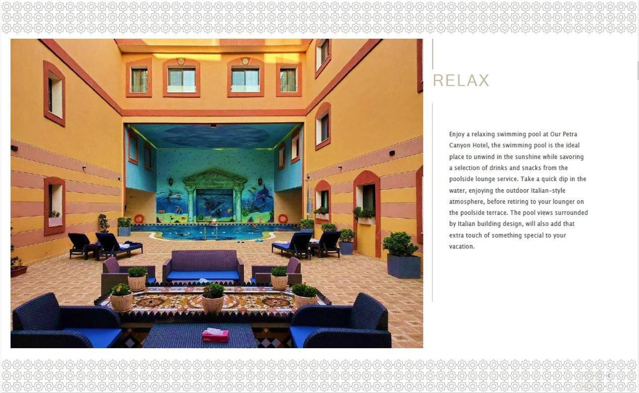 Petra Canyon Hotel Wadi Musa Eksteriør billede